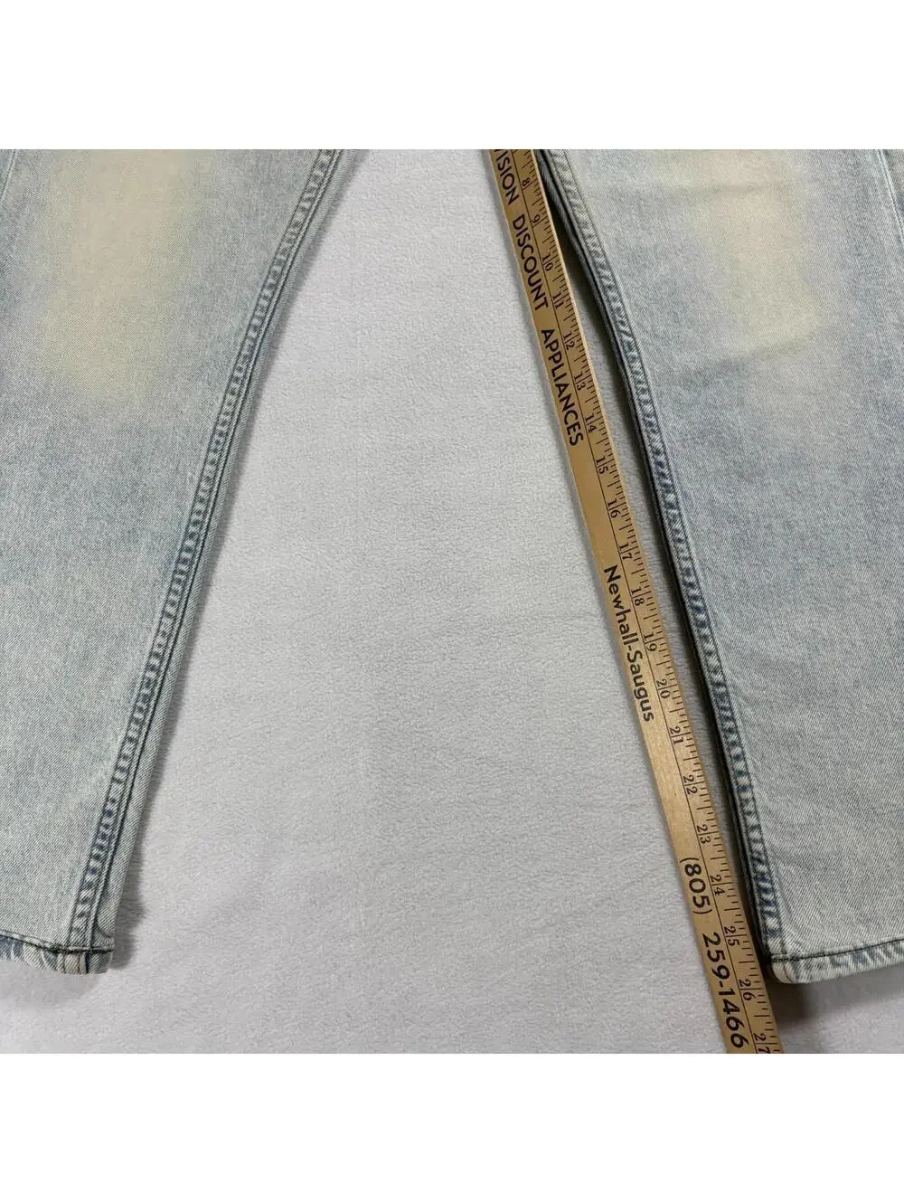 Bonobos Mens 32x30 Light Wash Slim Straight Jeans Stretch Denim Casual